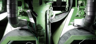 single felted section